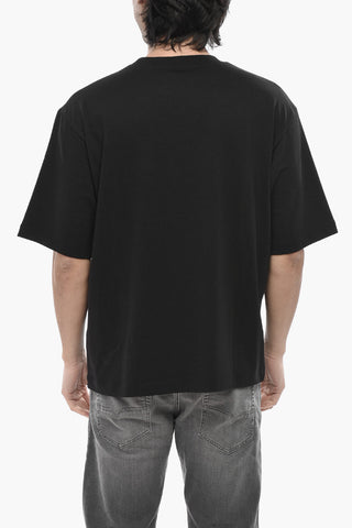 T-Shirt ICON aus Baumwolle mit Relief-Logo