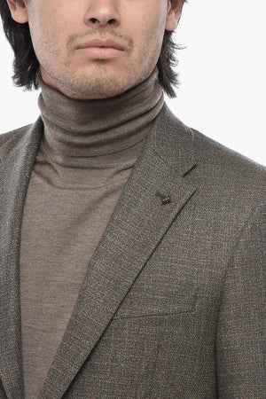 CC COLLECTION 2-Button Virgin Wool Blazer with Double Vent