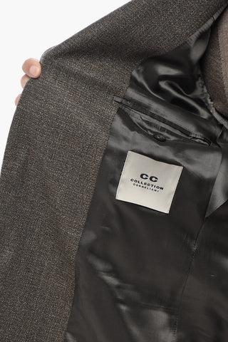 CC COLLECTION 2버튼 버진 울 블레이저, 더블 벤트