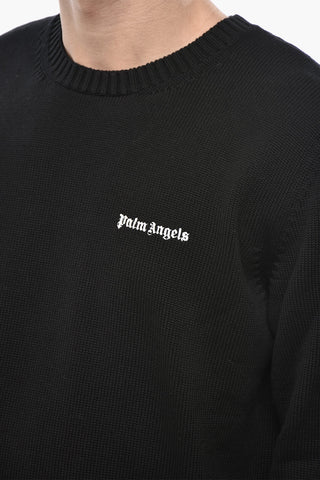 Maglia Girocollo CLASSIC LOGO in Cotone con Logo Ricamato