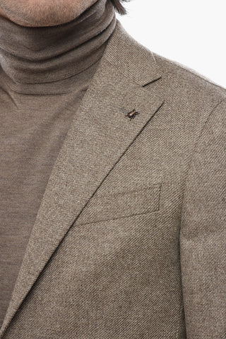 CC COLLECTION Giacca in Lana Vergine con Revers Classico