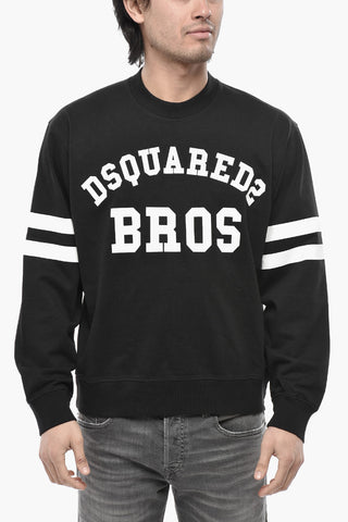 Rundhals-T-Shirt D2 BROS aus bedruckter Baumwolle