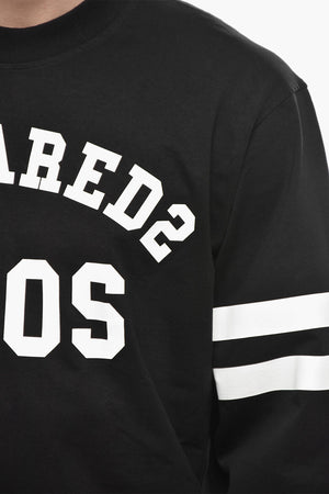 Rundhals-T-Shirt D2 BROS aus bedruckter Baumwolle