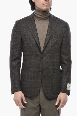 CC COLLECTION Blazer a due Bottoni in Lana Vergine e Cashmere