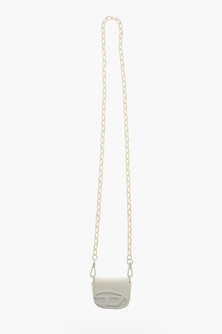 Münztasche aus Leder mit Kette