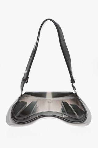 Borsa a Spalla in Pelle Vegan Stampata