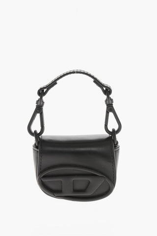 Münztasche aus Leder mit Kette