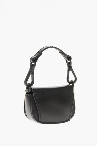 Münztasche aus Leder mit Kette