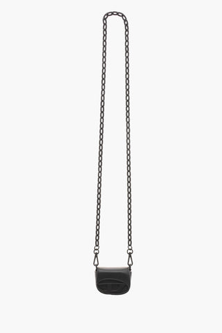 Münztasche aus Leder mit Kette