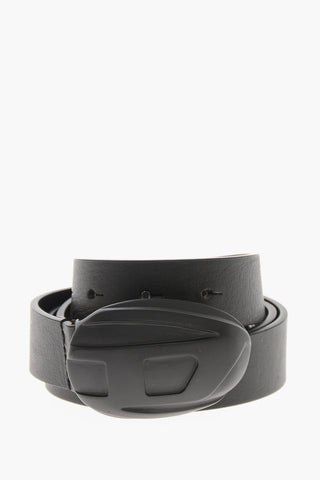 Leather Belt Solid-Color 30mm