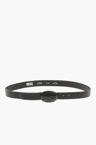 Leather Belt Solid-Color 30mm
