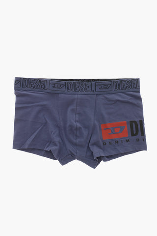 Stretch Cotton Boxers UMBX-DAMIEN-H With Front Logo