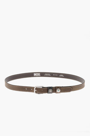 Leather Belt B-TEXA Solid-Color 20mm