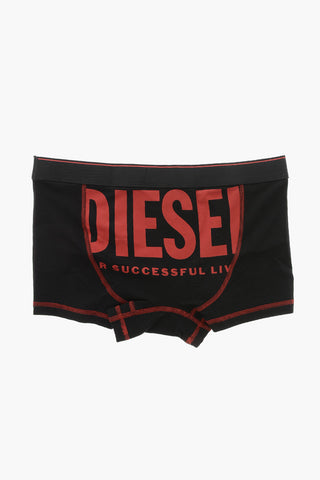 Stretch Cotton Boxer UMBX-DAMIEN-H with Front Logo