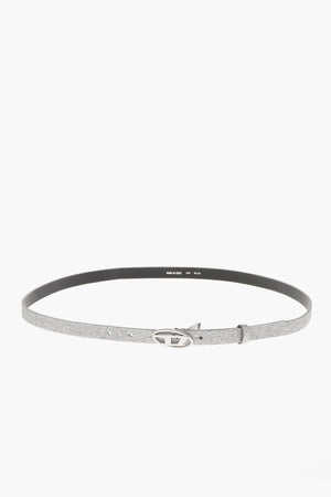 Cintura Slim Fit Glitterata 10mm