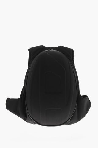 Solid-Color Backpack with Maxi Logo