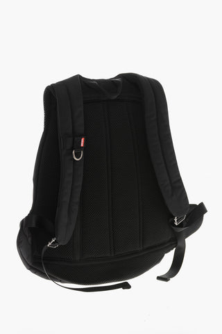 Solid-Color Backpack with Maxi Logo