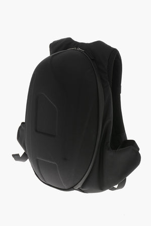 Einfarbiger Rucksack mit Maxi-Logo