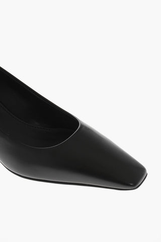 Pumps ALESSYA aus Leder mit 4 cm Cage-Absatz