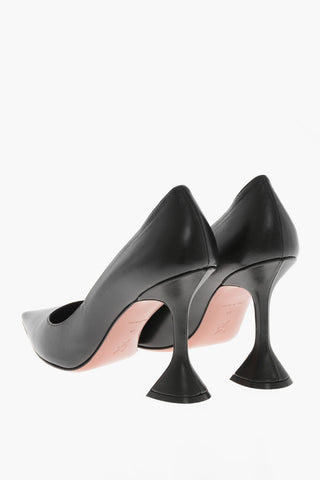 Pumps AMI aus Leder mit 10 cm Sanduhrabsatz