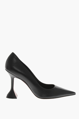Pumps AMI aus Leder mit 10 cm Sanduhrabsatz