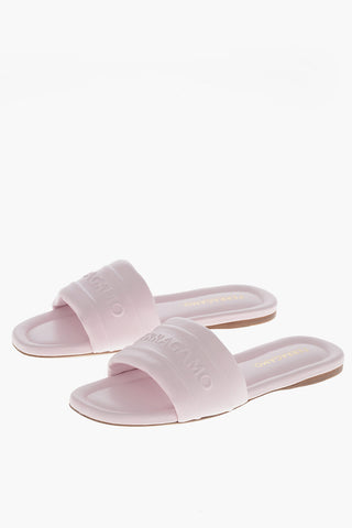 Leather Slides HOTEL with Embossed Logo