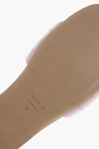 Leather Slides HOTEL with Embossed Logo