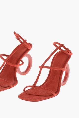 Suede Sandals ELINA With 11cm Iconic Heel