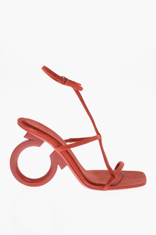 Suede Sandals ELINA With 11cm Iconic Heel