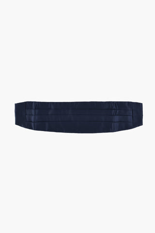 Pleated Satin Cummerbund