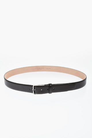 Leather Belt With 30mm Metal Buckle