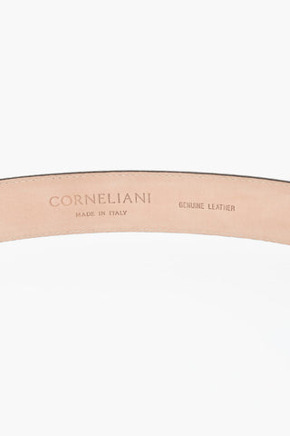 Leather Belt With 30mm Metal Buckle