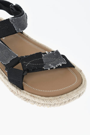 MM22 Canvas Sandals With Rope Sole