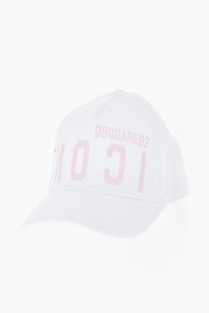 ICON Cappello Baseball in Tinta Unita con Stampa Cracked