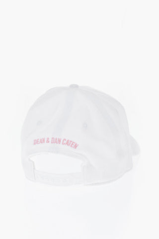 ICON Cappello Baseball in Tinta Unita con Stampa Cracked