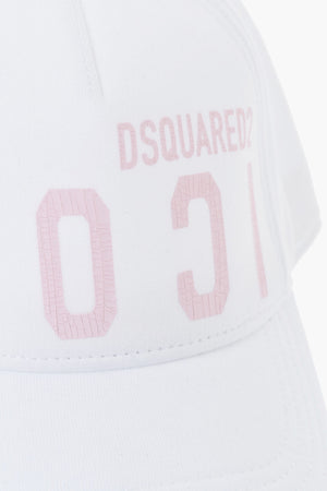ICON Cappello Baseball in Tinta Unita con Stampa Cracked