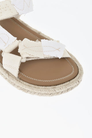 MM22 Canvas Sandals with Rope Sole