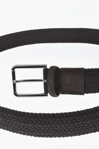 Woven Fabric Belt With 40mm Metal Buckle