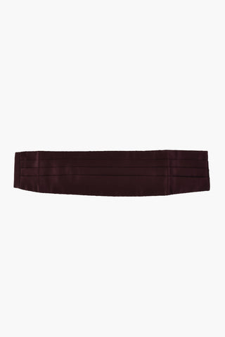 Pleated Satin Cummerbund
