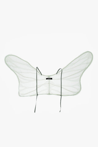 Ali da Farfalla in Organza con Spalline Sottili