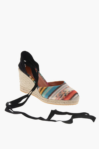 Espadrilles EVA with Iconic Motif and 9cm Wedge