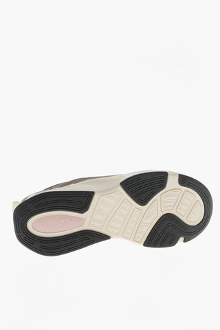 Schnür-Sneaker aus Leder mit Gummisohle