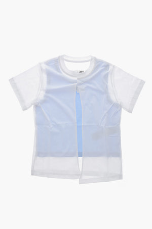 MM6 T-shirt Girocollo in Cotone