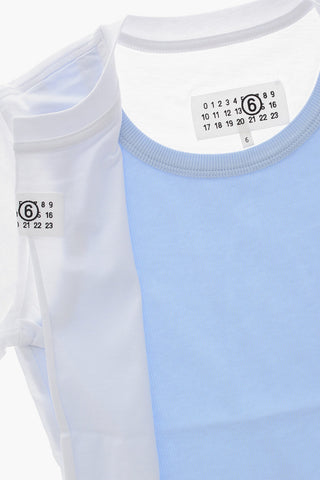 MM6 T-shirt Girocollo in Cotone