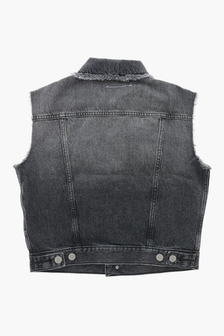 MM6 Sleeveless Denim Jacket