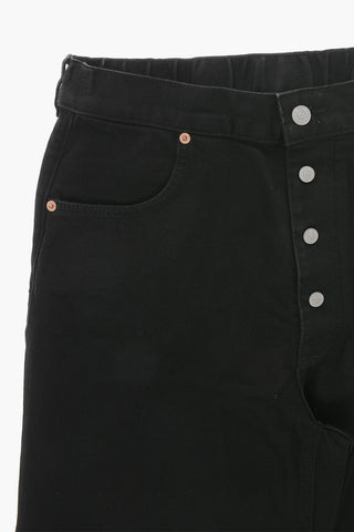 MM6 Jeans Wide Leg a Lavaggio Scuro