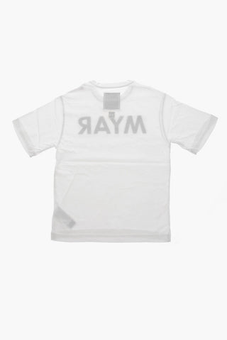 T-Shirt Girocollo in Tinta Unita con Logo Stampato