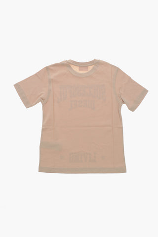 T-Shirt Girocollo Stampata sul Fronte