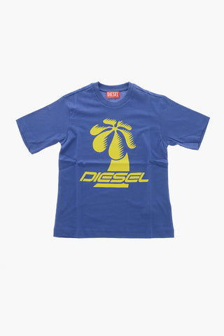 Crew Neck T-Shirt with Front Print