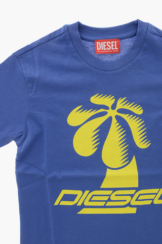 Crew Neck T-Shirt with Front Print